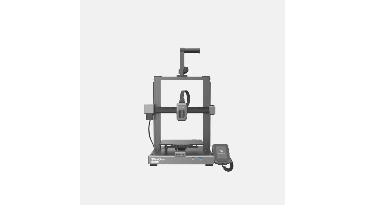 Artillery Sidewinder X4 Pro, vue d'ensemble de la machine