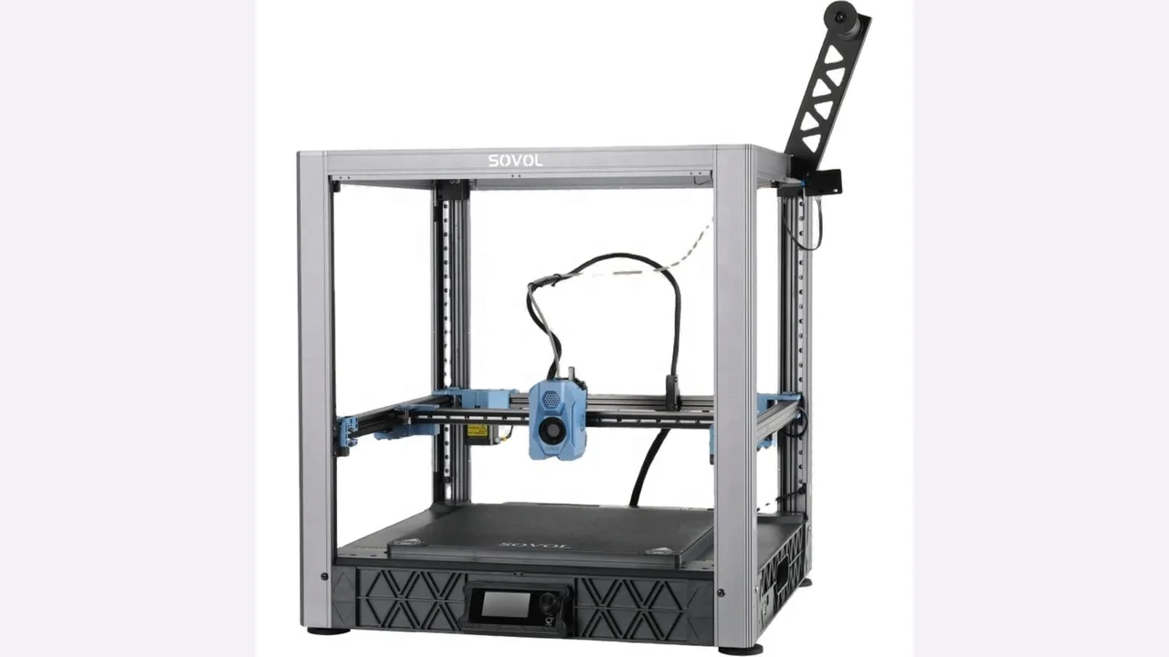 Sovol SV08, cadre ouvert CoreXY de grand format avec plateau et toolhead