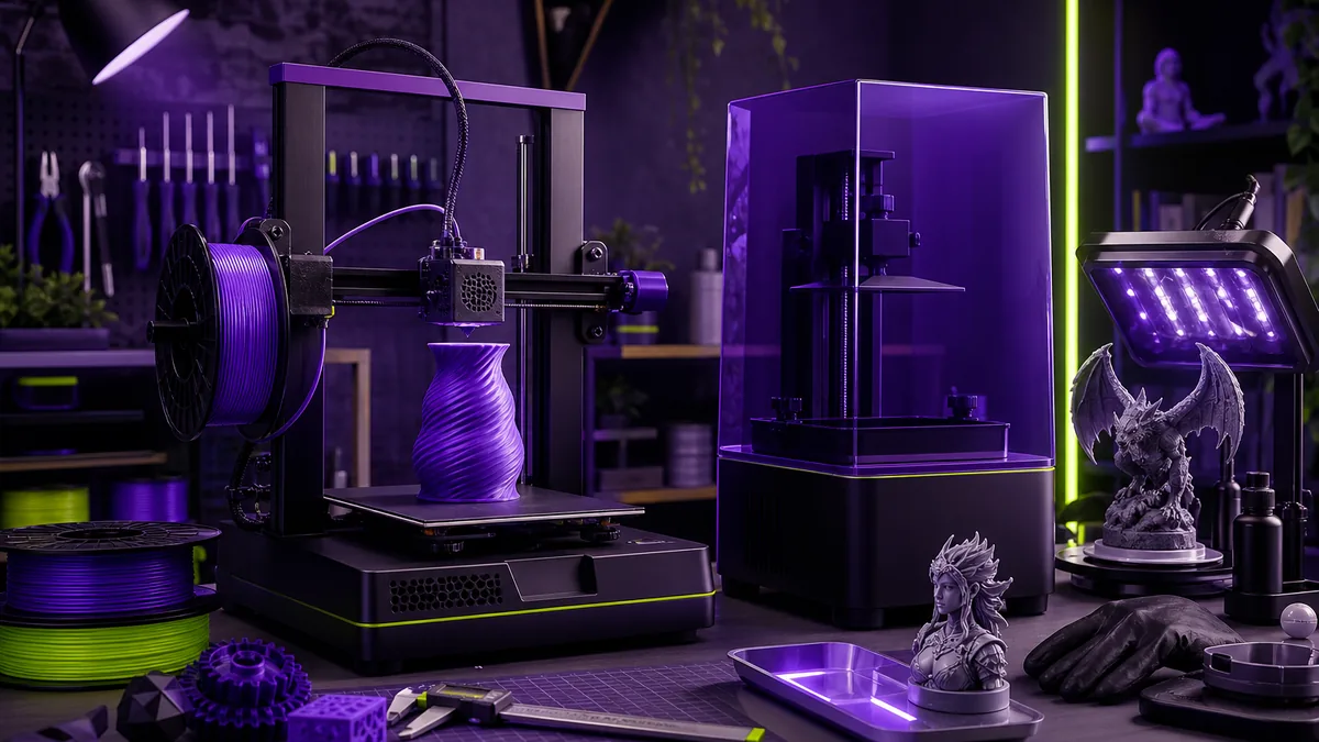 FDM ou résine : quelle technologie choisir pour débuter ?