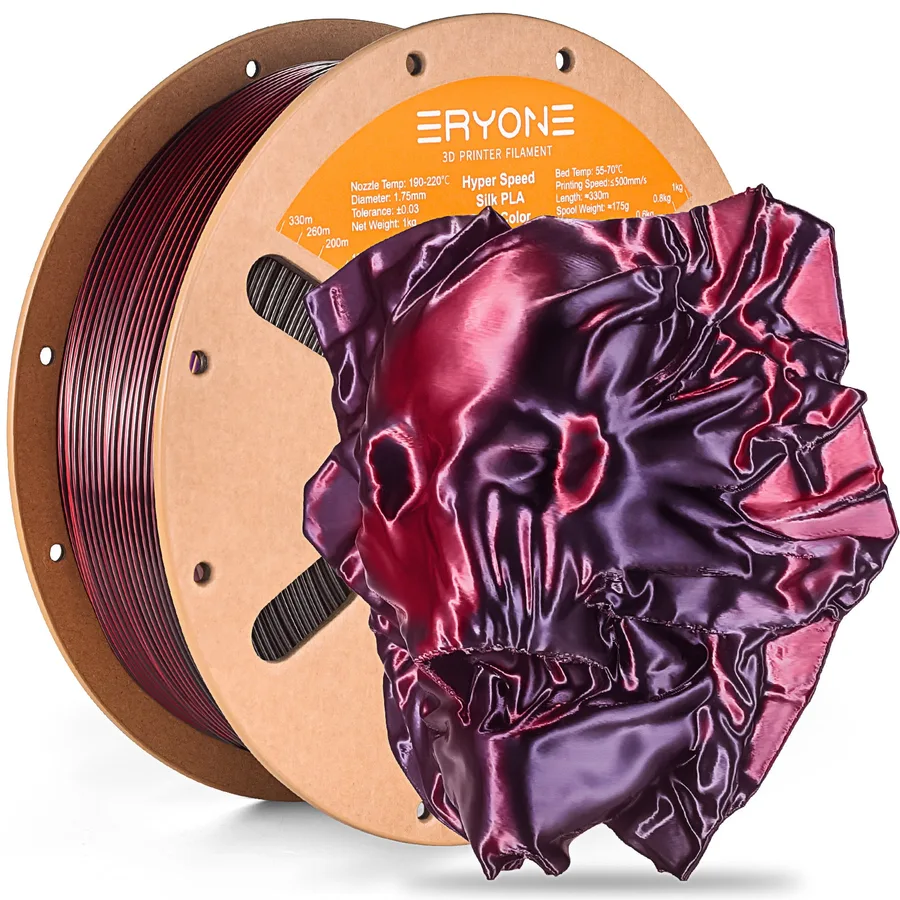 PLA Silk High-Speed Dual-Color Filament