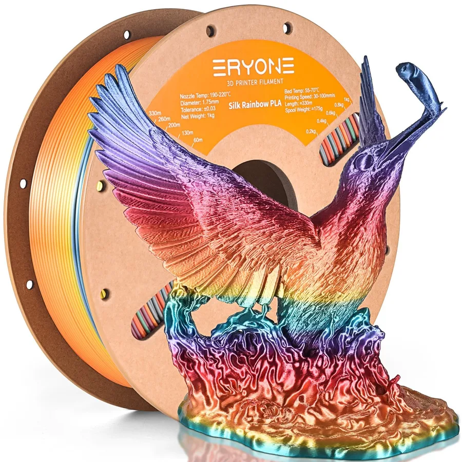 PLA Silk Rainbow Filament