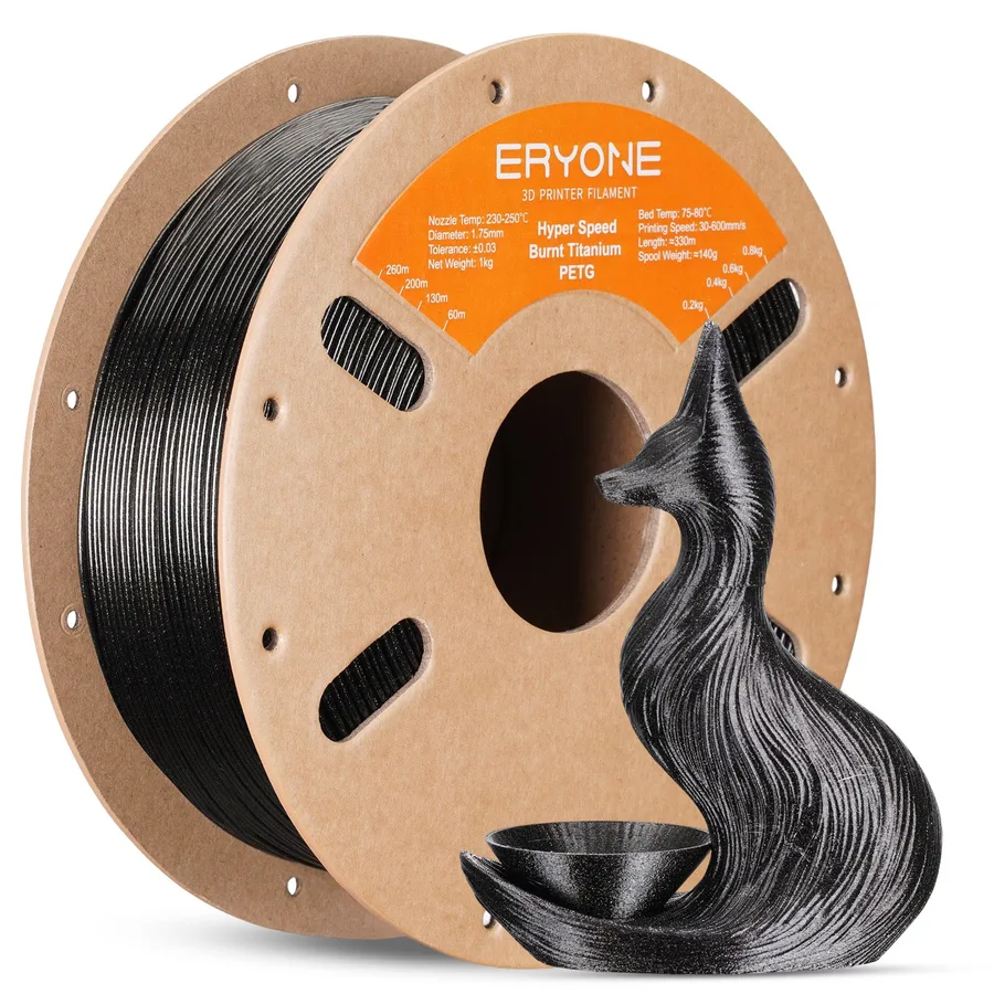 PETG High Speed Burnt Titanium Filament
