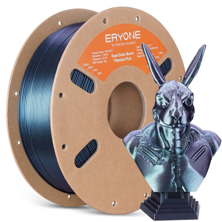 PLA Burnt Titanium Dual-Color Filament